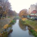 Prosna center of Kalisz